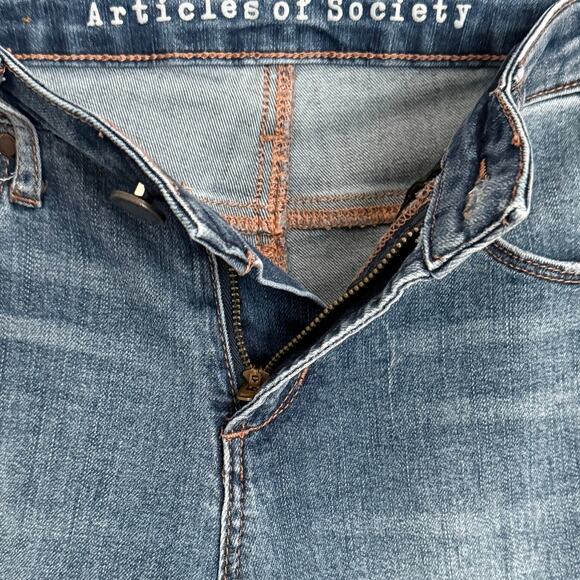 Articles of Society Skinny Jeans Women’s 26x28 Medium Wash Stretch Denim - Picture 5 of 8